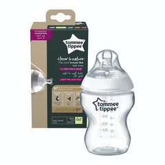 TOMMEE TIPPEE CTN Pullo anti-colic 260ml tutti 0kk+ hinta ja tiedot | Tuttipullot ja tarvikkeet | hobbyhall.fi