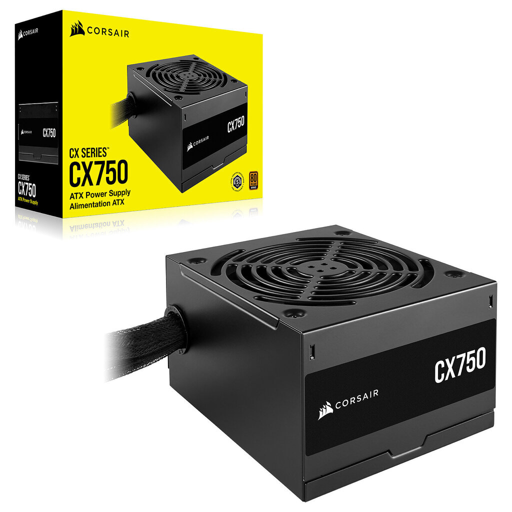 Corsair CX750 CP-9020279-EU hinta ja tiedot | Virtalähteet | hobbyhall.fi