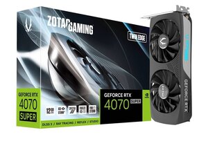 Zotac gaming GeForce RTX 4070 Super Twin Edge (ZT-D40720E-10M) hinta ja tiedot | Zotac Tietokoneet ja pelaaminen | hobbyhall.fi