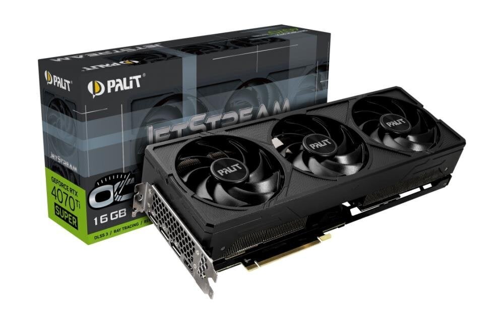 Palit GeForce RTX 4070 Ti Super JetStream OC (NED47TSS19T2-1043J) hinta ja tiedot | Näytönohjaimet | hobbyhall.fi