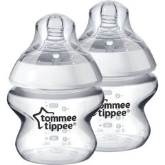 Tuttipullo Tommee Tippee, 0+ kk, 150ml, 2kpl, 42242071 hinta ja tiedot | Tuttipullot ja tarvikkeet | hobbyhall.fi