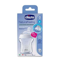 Tuttipullo Chicco Natural Feeling 150 ml, 0+ kk hinta ja tiedot | Tuttipullot ja tarvikkeet | hobbyhall.fi