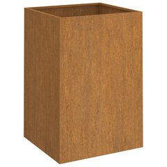 vidaXL Kukkalaatikko 42x38x75 cm Corten teräs hinta ja tiedot | Kukkalaatikot | hobbyhall.fi