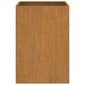 vidaXL Kukkalaatikko 52x48x75 cm Corten teräs hinta ja tiedot | Kukkalaatikot | hobbyhall.fi