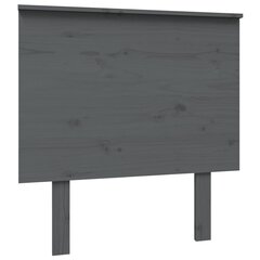 vidaXL Sängynpääty harmaa 79x6x82,5 cm täysi mänty hinta ja tiedot | Sängyt | hobbyhall.fi