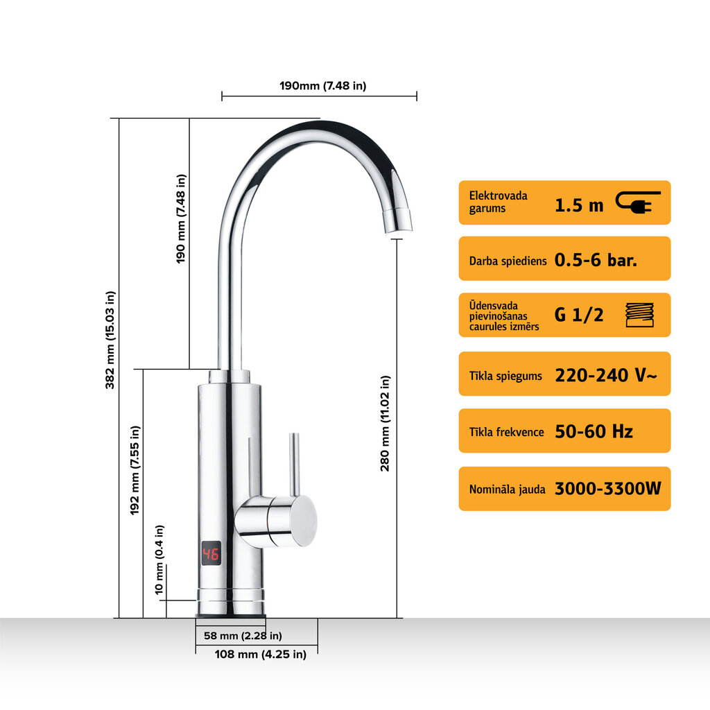 Hana pikalämmittimellä Hogart SC30H26X hinta ja tiedot | Lämminvesivaraajat | hobbyhall.fi