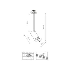 Kattovalaisin Nowodvorski Mono SURFACE LONG S 7676 hinta ja tiedot | Kattovalaisimet | hobbyhall.fi