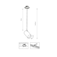 Kattovalaisin Nowodvorski Mono SURFACE 7735 hinta ja tiedot | Kattovalaisimet | hobbyhall.fi