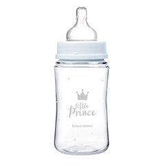 Leveäkaulainen pullo Canpol Babies, Anti-colic PP Easy Start Royal Baby, 240 ml, 35/234, sininen hinta ja tiedot | Tuttipullot ja tarvikkeet | hobbyhall.fi