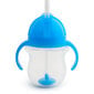 Pullo oljilla Munchkin Click Lock Tip & Sip, 207 ml, sininen. hinta ja tiedot | Tuttipullot ja tarvikkeet | hobbyhall.fi