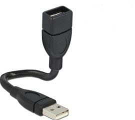 Delock USB-A, 0,15m 83497 hinta ja tiedot | Adapterit | hobbyhall.fi