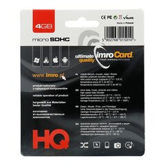 Imro microSD 4GB hinta ja tiedot | Kameran muistikortit | hobbyhall.fi