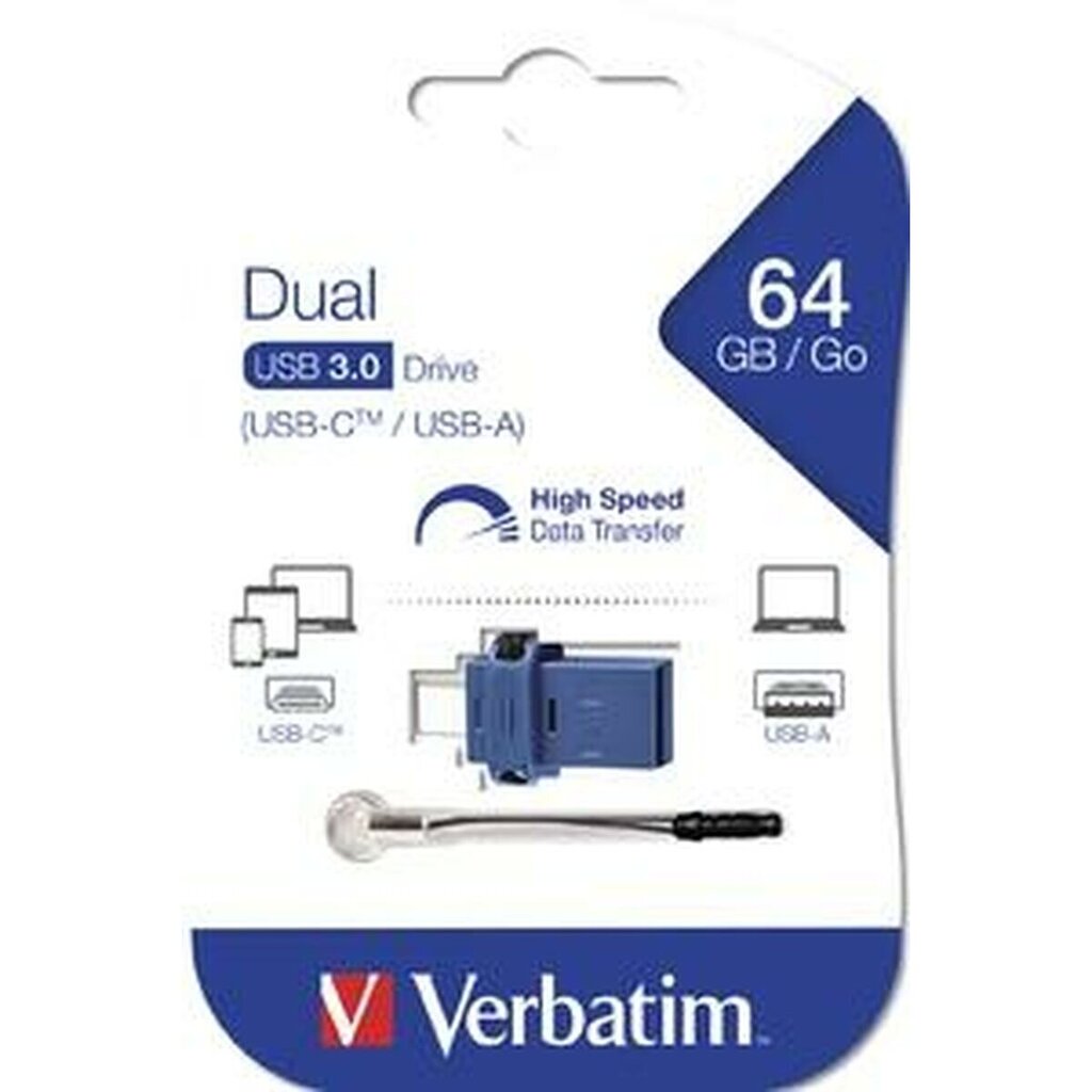 Verbatim Dual 64 GB SDXC hinta ja tiedot | Kameran muistikortit | hobbyhall.fi