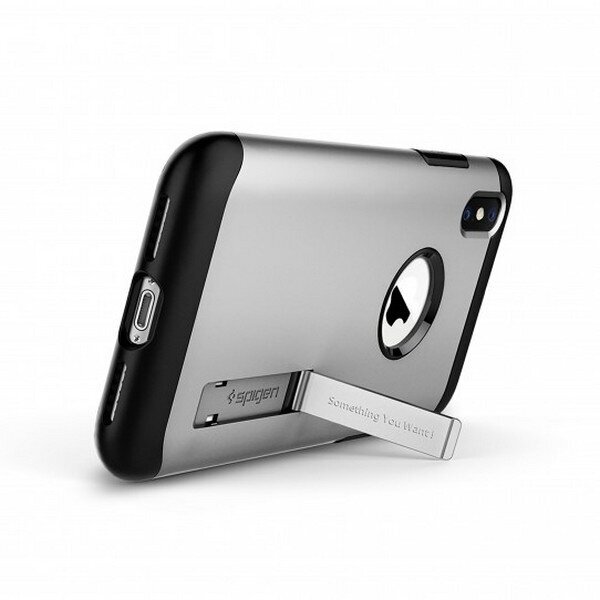 Spigen Slim Armor Case, harmaa hinta ja tiedot | Puhelimen kuoret ja kotelot | hobbyhall.fi