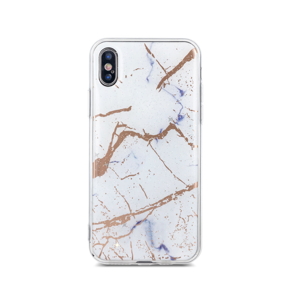 Marmur case for iPhone XS Max white hinta ja tiedot | Puhelimen kuoret ja kotelot | hobbyhall.fi