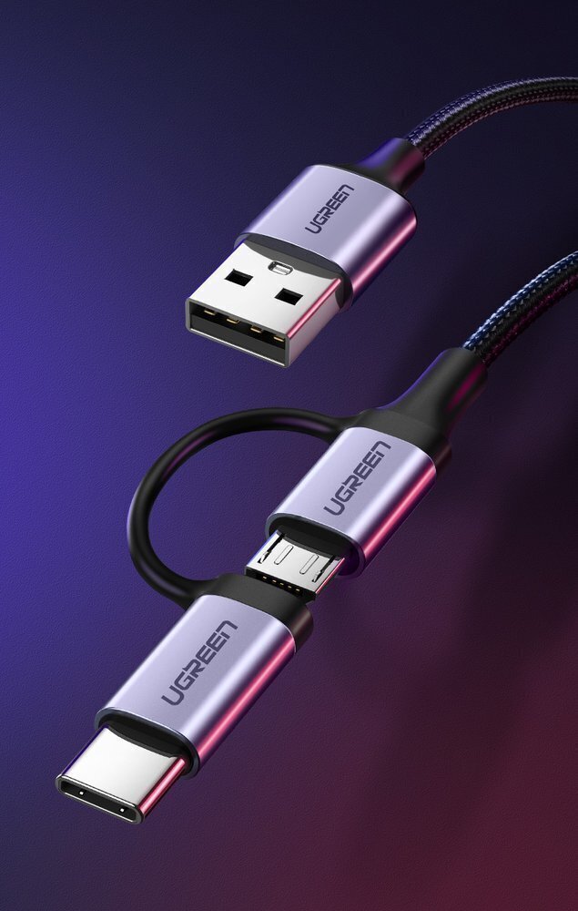 Ugreen USB, 1m 30875 hinta ja tiedot | Puhelinkaapelit | hobbyhall.fi