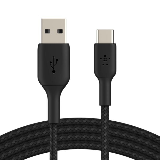 Belkin CAB002bt3MBK, USB-C/USB-A, 3m hinta ja tiedot | Puhelinkaapelit | hobbyhall.fi