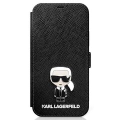 Karl Lagerfeld KLFLBKP12SIKMSBK hinta ja tiedot | Puhelimen kuoret ja kotelot | hobbyhall.fi