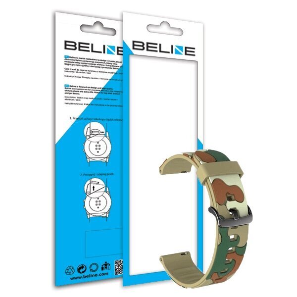 Beline Watch Camo Green hinta ja tiedot | Älykellojen ja aktiivisuusrannekkeiden lisätarvikkeet | hobbyhall.fi