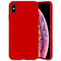 Mercury Silicone Case, punainen hinta ja tiedot | Puhelimen kuoret ja kotelot | hobbyhall.fi