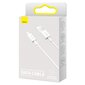 Baseus USB - micro USB, 2m BSU2825WHT hinta ja tiedot | Puhelinkaapelit | hobbyhall.fi