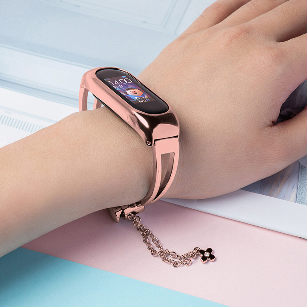 Watch Band Rose Gold hinta ja tiedot | Älykellojen ja aktiivisuusrannekkeiden lisätarvikkeet | hobbyhall.fi