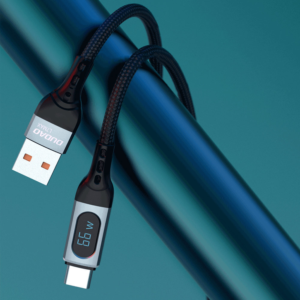 Dudao, USB cable - USB Type C, 1 m hinta ja tiedot | Puhelinkaapelit | hobbyhall.fi