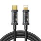 Joyroom S-CL020A12 Type-C to Lightning 20W Data Cable 1.2m-Black hinta ja tiedot | Puhelinkaapelit | hobbyhall.fi