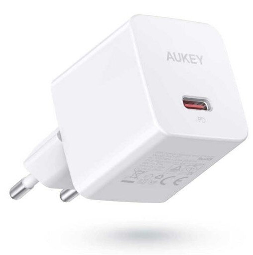 Aukey PA-Y20S 1x USB-C Power Delivery 3.0 20W hinta ja tiedot | Puhelimen laturit | hobbyhall.fi