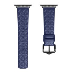 Dux Ducis Leather Watch Band Bracelet Genuine Blue hinta ja tiedot | Älykellojen ja aktiivisuusrannekkeiden lisätarvikkeet | hobbyhall.fi