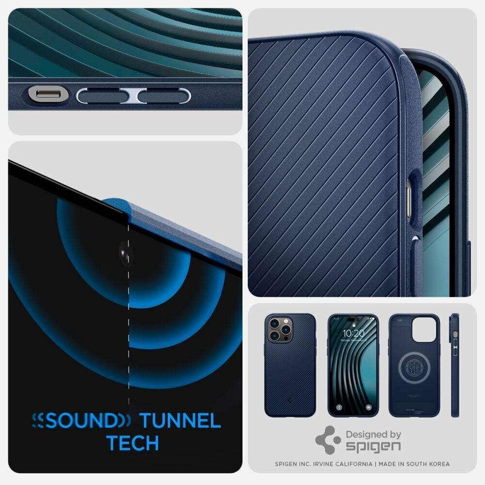 Spigen Armor iPhone 14 Pro Max Blue hinta ja tiedot | Puhelimen kuoret ja kotelot | hobbyhall.fi