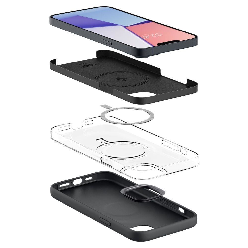 Spigen Silicone Fit iPhone 14 Plus Black hinta ja tiedot | Puhelimen kuoret ja kotelot | hobbyhall.fi