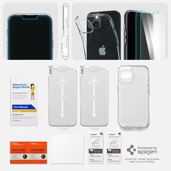 Spigen Crystal Pack iPhone 14 Plus Clear hinta ja tiedot | Puhelimen kuoret ja kotelot | hobbyhall.fi