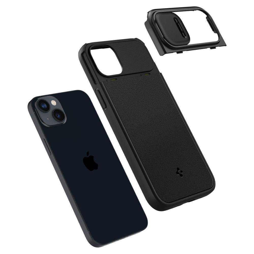Spigen Optik Armor iPhone 14 Plus Black hinta ja tiedot | Puhelimen kuoret ja kotelot | hobbyhall.fi
