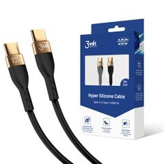 3mk Hyper, USB-C į USB-C, 2 m hinta ja tiedot | Puhelinkaapelit | hobbyhall.fi