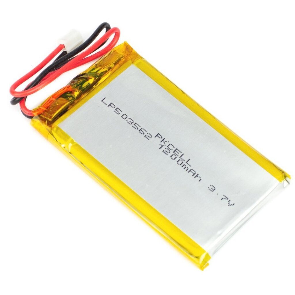 Pimorini Li-Pol 1200mAh 3.7V JST hinta ja tiedot | Puhelimen akut | hobbyhall.fi