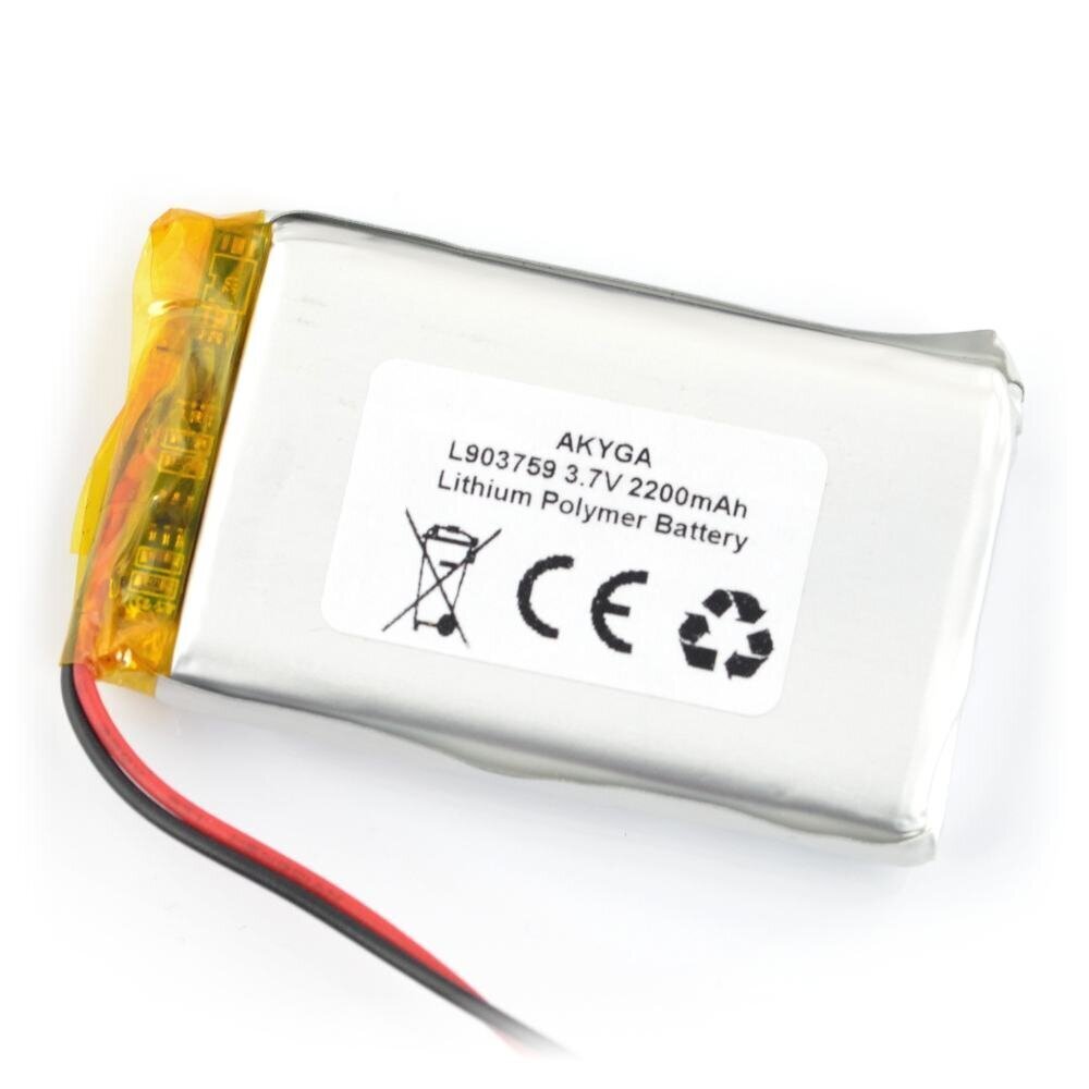 Akyga Li-Pol 2200mAh 1S 3.7V hinta ja tiedot | Auton akut | hobbyhall.fi