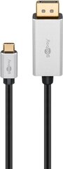 Goobay USB-C DisplayPort 60176 2 m hinta ja tiedot | Puhelinkaapelit | hobbyhall.fi