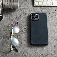 iCarer Leather iPhone 14 Pro Max Magnetic Leather with MagSafe Dark Blue (WMI14220704-BU) hinta ja tiedot | Puhelimen kuoret ja kotelot | hobbyhall.fi