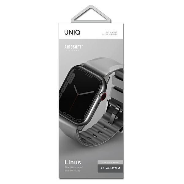 Uniq Linus Series Chalk Grey hinta ja tiedot | Älykellojen ja aktiivisuusrannekkeiden lisätarvikkeet | hobbyhall.fi