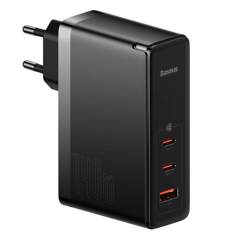 Baseus GaN5 Pro wall charger 2xUSB-C + USB, 5A hinta ja tiedot | Puhelimen laturit | hobbyhall.fi