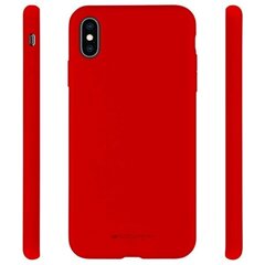 Mercury Silicone Case, punainen hinta ja tiedot | Puhelimen kuoret ja kotelot | hobbyhall.fi