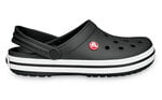 Crocs™ Crocband unisex -jalkineet, musta/valkoinen