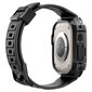 Spigen Rugged Armor Pro Apple Watch Ultra 49mm black ACS05460 hinta ja tiedot | Älykellojen ja aktiivisuusrannekkeiden lisätarvikkeet | hobbyhall.fi