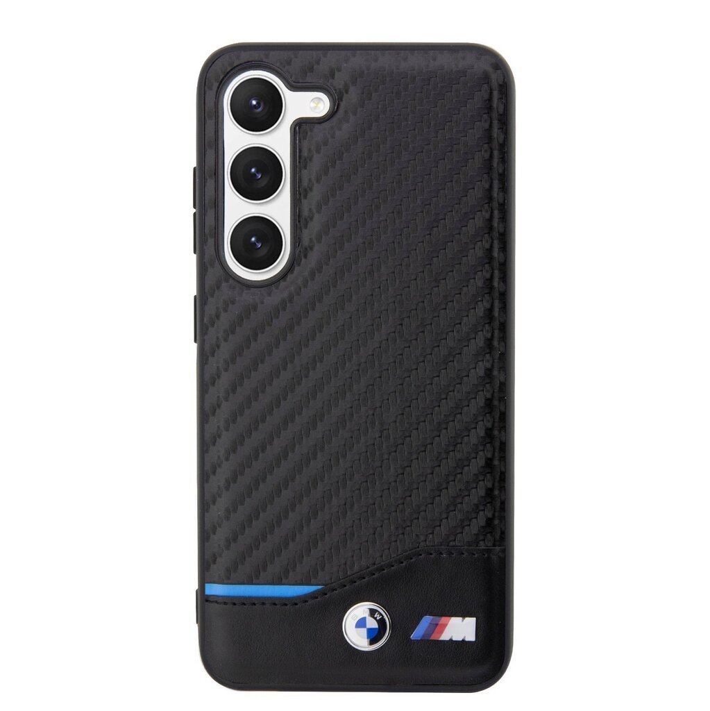 BMW skirtas Samsung Galaxy S23 Plus, musta hinta ja tiedot | Puhelimen kuoret ja kotelot | hobbyhall.fi