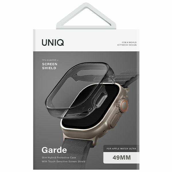 Uniq Garde Ultra Smoked Grey hinta ja tiedot | Älykellojen ja aktiivisuusrannekkeiden lisätarvikkeet | hobbyhall.fi