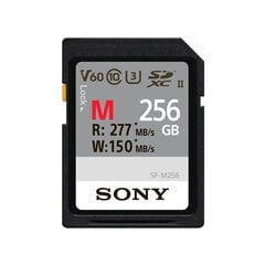 Sony Sdxc Professional 256GB Class 10 UHS-II hinta ja tiedot | Kameran muistikortit | hobbyhall.fi
