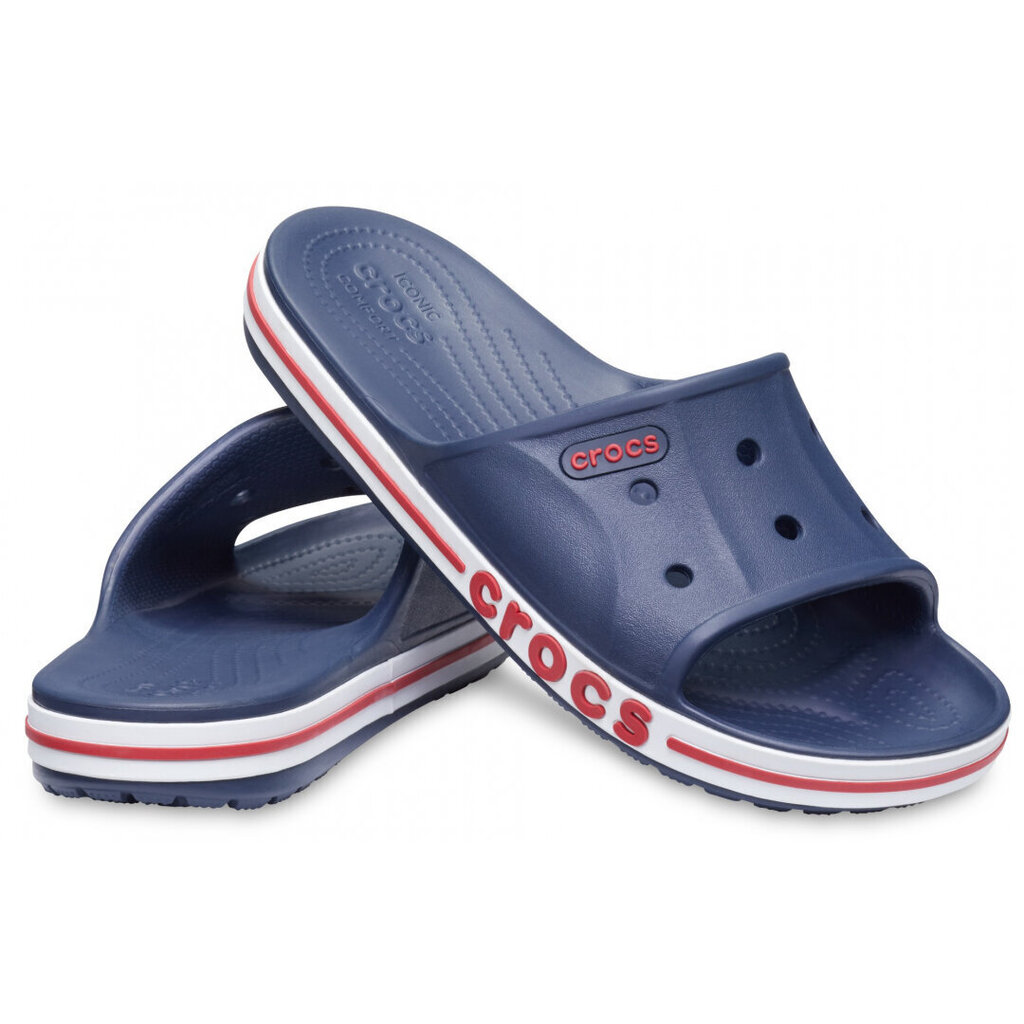 Crocs™ vapaa-ajan kengät Bayaband Slide, sininen hinta ja tiedot | Naisten sandaalit ja tossut | hobbyhall.fi