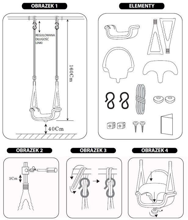 Vauvakeinu Elefantti 3in1 hinta ja tiedot | Keinut | hobbyhall.fi