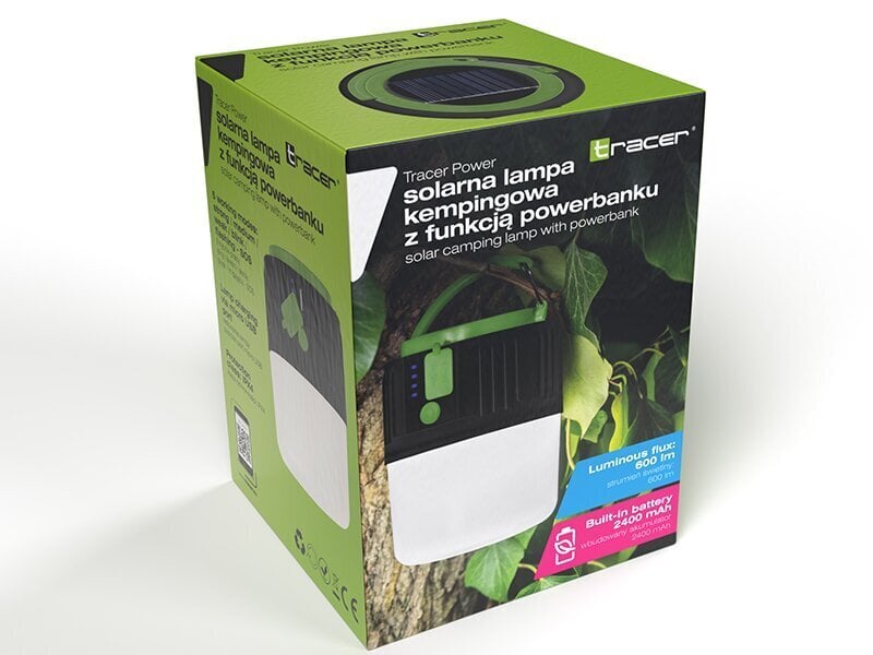 Tracer Power Solar Camping Light 47141 hinta ja tiedot | Varavirtalähteet | hobbyhall.fi